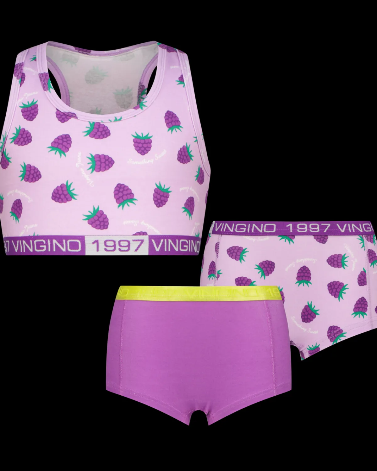 Vingino Hipster G-251-16 berry top set< Ondergoed