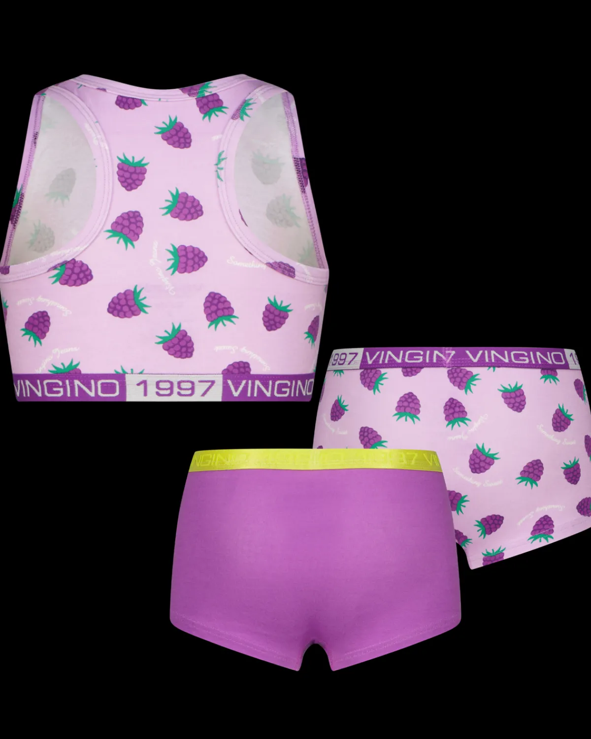 Vingino Hipster G-251-16 berry top set< Ondergoed