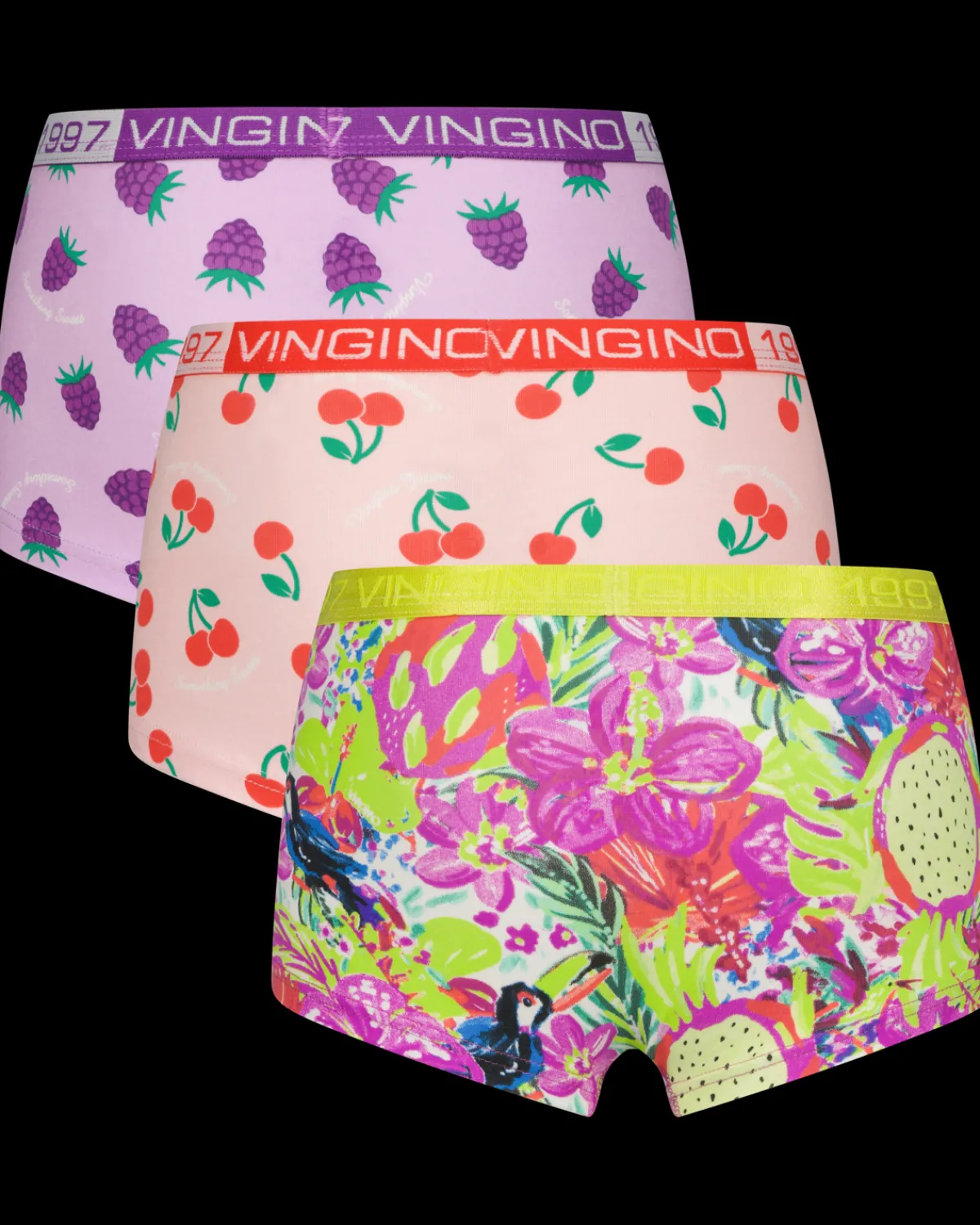 Vingino Hipster G-251-14 multi tropical 3-pack< Ondergoed