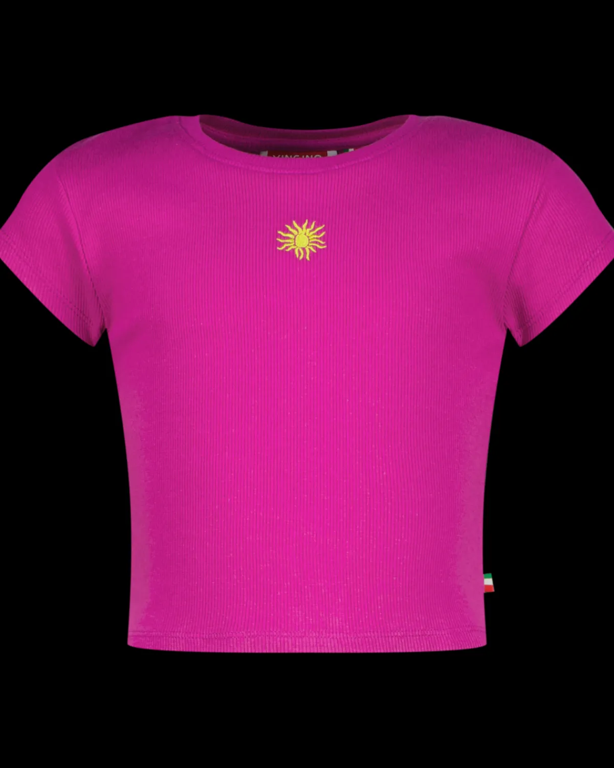 Vingino T-Shirt Basic-Crop Rib Tee< Shirts|T-Shirts & Tops