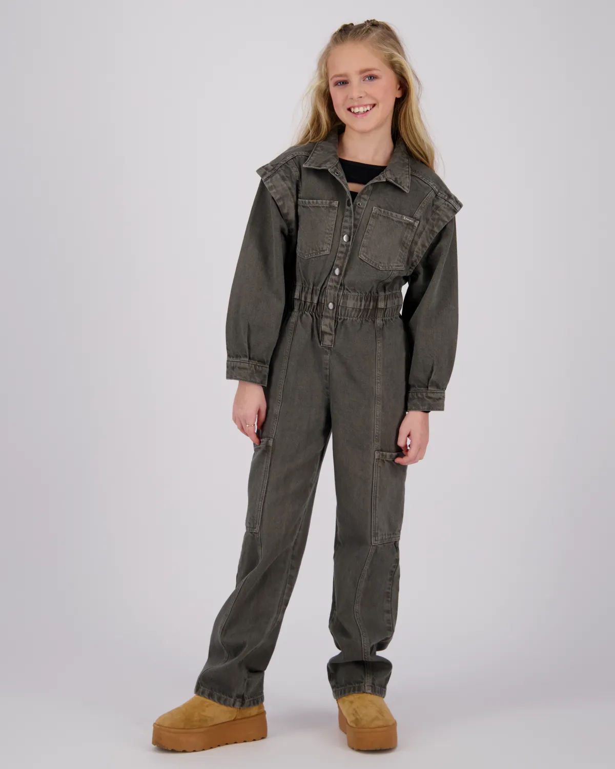 Vingino Wide leg Jumpsuit Perlita< Jeans